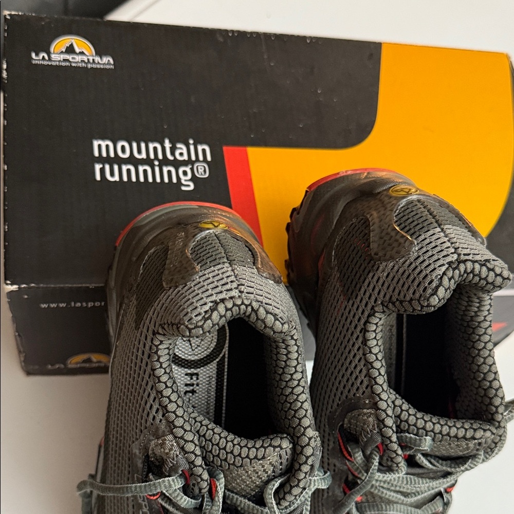 La Sportiva Men's Black and Red Athletic Shoes - Picture 2 of 5